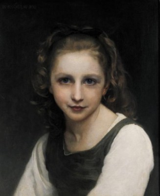 William Bouguereau – Portret dziewczyny – reprodukcja olejna